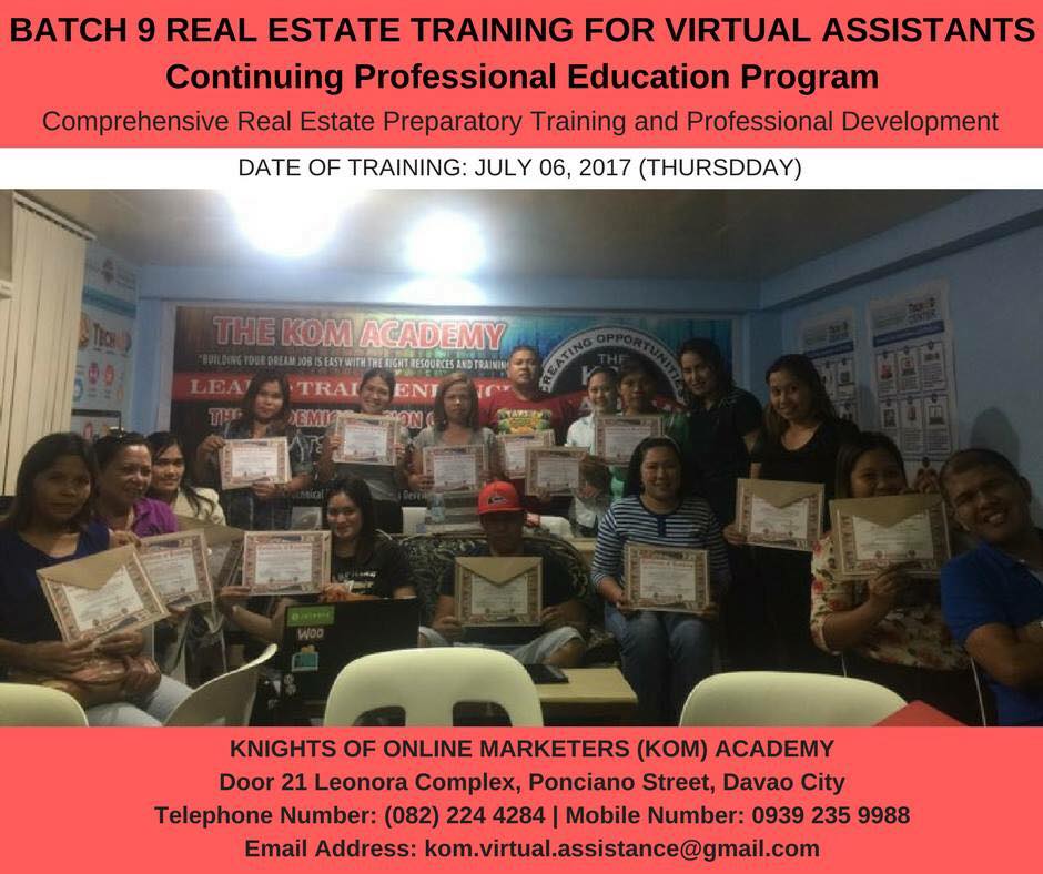 Real Estate Training for Virtual Assistants
